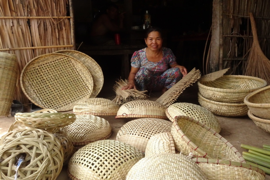 Khám phá làng nghề đan đát Phước Tuy - Ba Tri