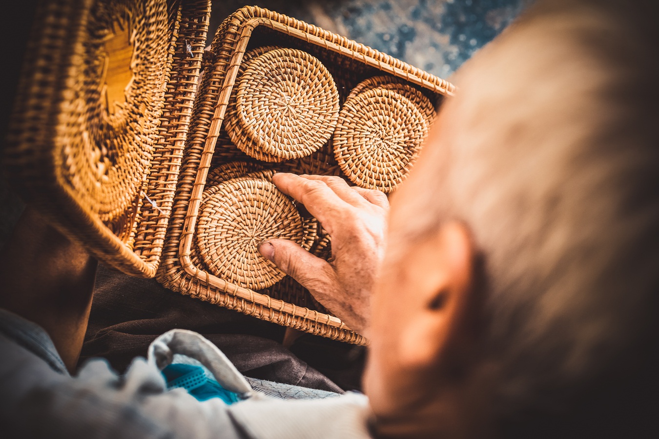 Làng nghề đan lát Phú Vinh 