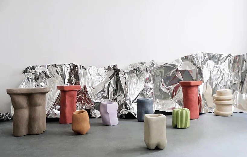 Chậu cây làm từ cây lanh